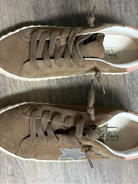 Vintage Havana Pink & Brown Suede Low-Top Sneakers